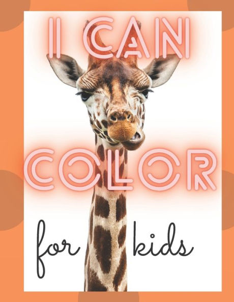 i can color for kids: a cute and an adorable animals to color for kids with 60 pages and (8.5*11) inch in size .