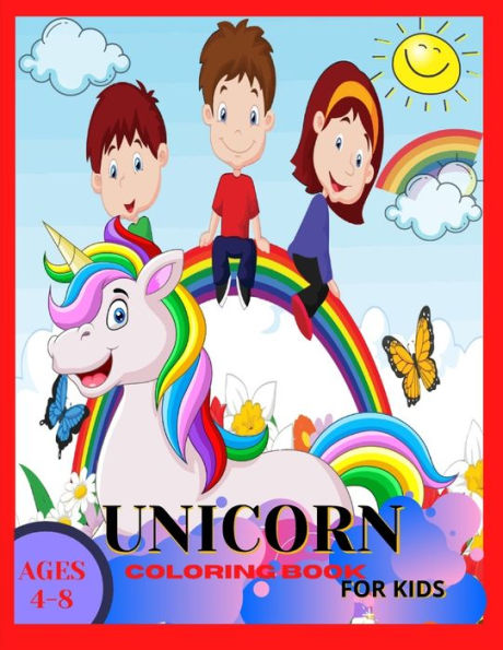 Unicorn Coloring Book Ages 4-8: My First Jumbo Unicorn Coloring Book,Fun Book With Boys and Girl (US edition 2021)