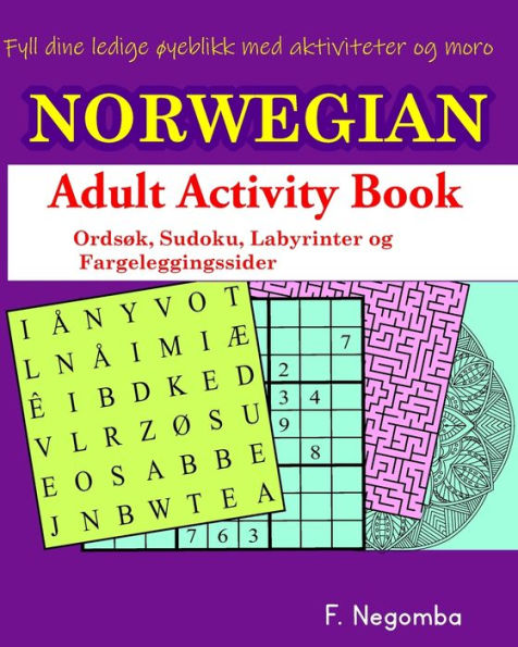 NORWEGIAN Adult Activity Book