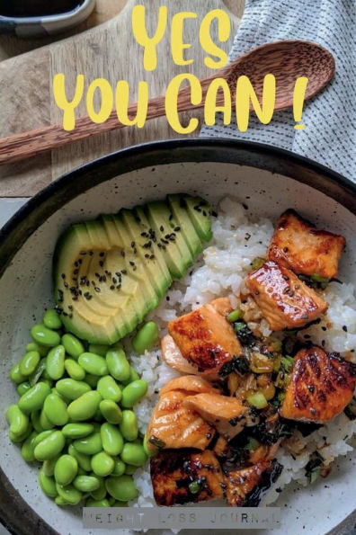 YES YOU CAN ! - Weight Loss Habit Tracker Book - Modern Keto Diet Diary: 90 Days of Detox to Fast Slim Down - Weekly Food Journal with Grocery List - Meal Planner and Gym Activity Fitness Track
