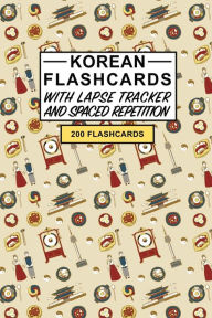 Title: Korean Flashcards: Create your own Korean Flashcards. Learn Korean words and Improve Korean vocabulary with Active Recall - includes Spaced Repetition and Lapse tracker (200 cards), Author: Flashcard Notebooks