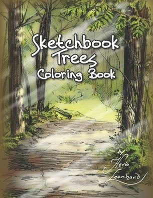 Sketchbook Trees Coloring Book