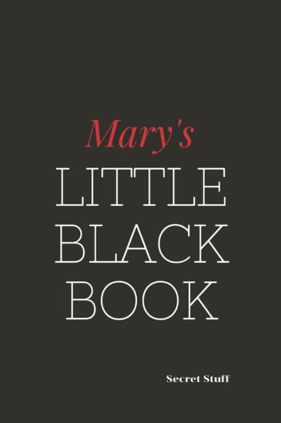 Mary's Little Black Book: Mary's Little black Book