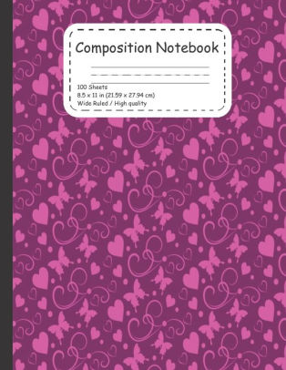 Composition Notebook: Handwriting Copybook for childs Printed and ...