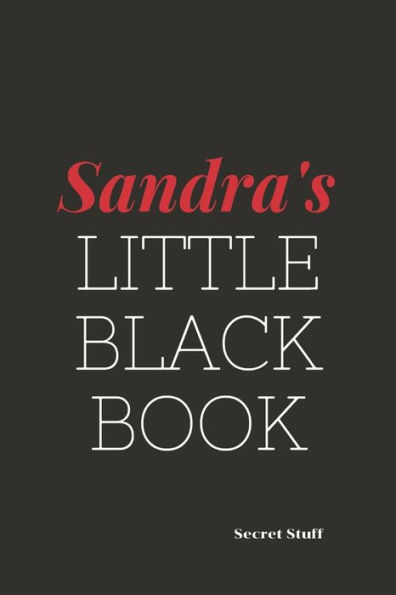 Sandra's Little Black Book: Sandra's Little Black Book