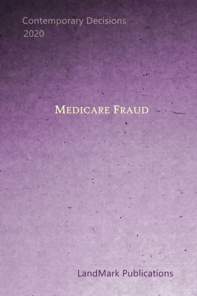 Medicare Fraud: Portable Edition