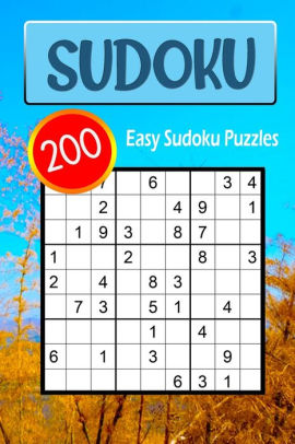 200 Easy Sudoku Puzzles Large Print Puzzle Book With Standard Sudoku 9x9 For Adults Or Seniors Relaxing Time And Improve Memory By Novedog Puzzles Paperback Barnes Noble