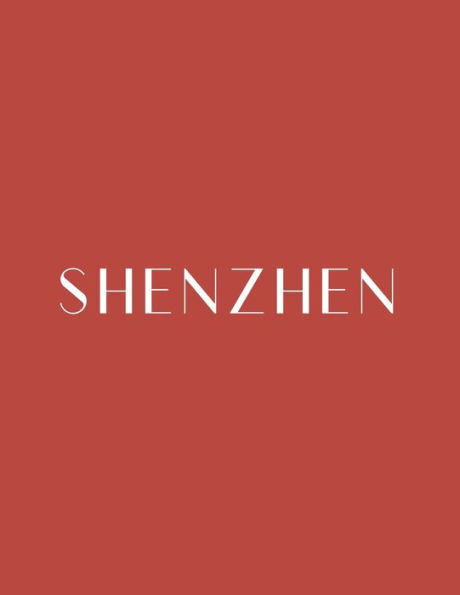 Shenzhen: A Decorative Book ? Perfect for Stacking on Coffee Tables & Bookshelves ? Customized Interior Design & Home Decor