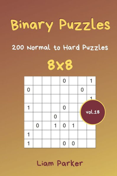 Binary Puzzles - 200 Normal to Hard Puzzles 8x8 vol.18