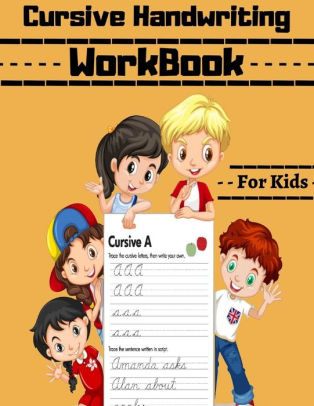 Cursive Handwriting Workbook For Kids: Beginning Cursive. Dot To Dot ...
