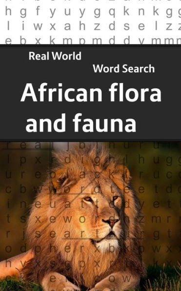 Real World Word Search: African Flora and Fauna