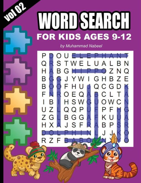 Word Search for Kids Ages 9-12 - Vol 2: Puzzle Activity Workbook for ...