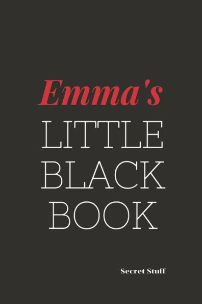 Emma's Little Black Book: Emma's Little Black Book
