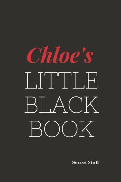 Chloe's Little Black Book: Chloe's Little Black Book
