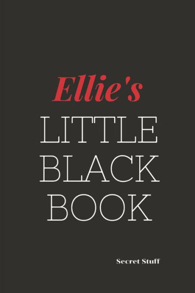Ellie's Little Black Book: Ellie's Little Black Book
