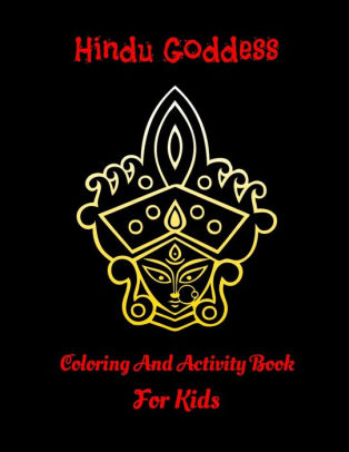 hindu goddess coloring and activity book for kids 20