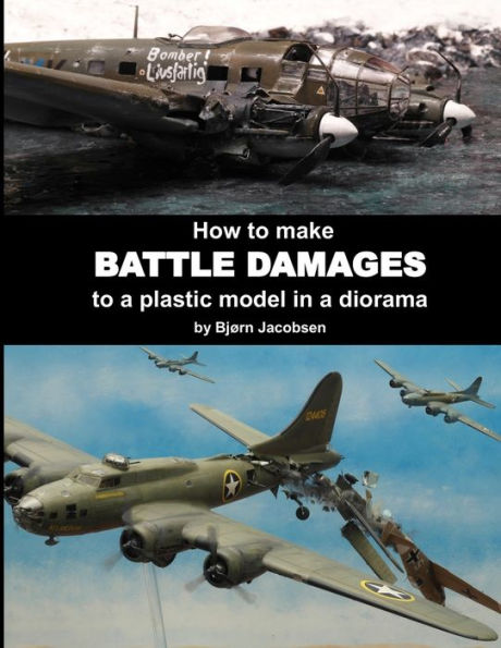 How to make BATTLE DAMAGES to a plastic model in a diorama