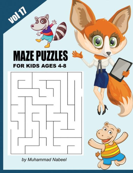 Maze Puzzles for Kids Ages 4-8 - Vol 17: Kids Activity Workbook - Easy Mazes