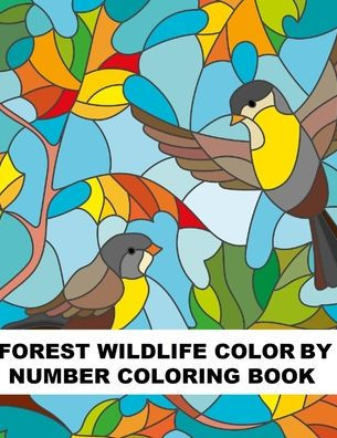 forest wildlife colornumber coloring book large print