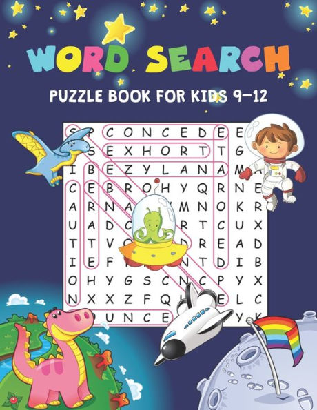 Word Search Puzzle Book for Kids 9-12: 100 Word Search Puzzles to Improve Spelling, Vocabulary, and Memory For Kids (Kids Activity Books)
