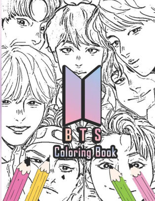 Download Bts Coloring Book Bangtan Boys Coloring Books For Army Fans Kpop By Harde Summer Paperback Barnes Noble