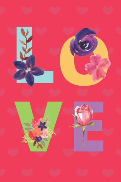 LOVE: FLOWER COVER/UNIQUE GREETING CARD ALTERNATIVE