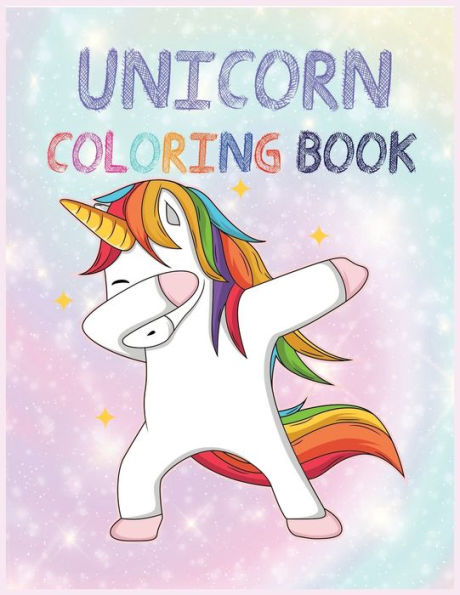 Unicorn coloring book: A amazing cute Coloring Book with Magical Unicorns for kids .
