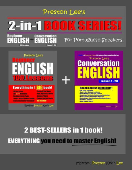 Preston Lee's 2-in-1 Book Series! Beginner English 100 Lessons & Conversation English Lesson 1