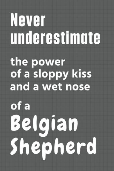 Never underestimate the power of a sloppy kiss and a wet nose of a Belgian Shepherd: For Belgian Shepherd Dog Fans
