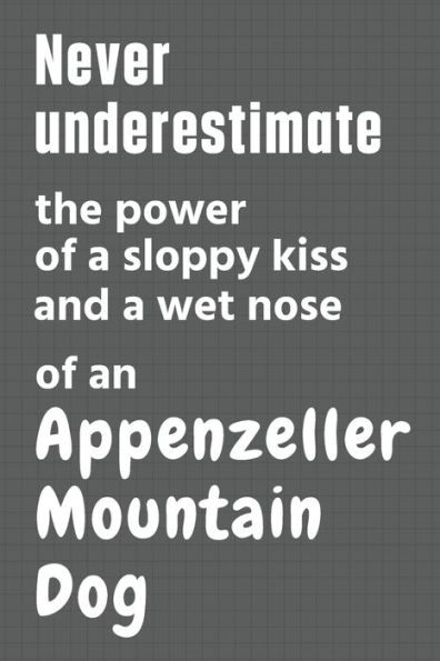 Never underestimate the power of a sloppy kiss and a wet nose of an Appenzell Cattle Dog: For Appenzell Cattle Dog Fans