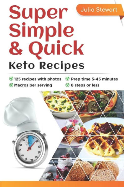 Super Simple & Quick Keto Recipes: Are you sick of being overweight, flabby, tired, brain-fogged, low-energy and stressed out? Eating a wholesome Keto diet will help you with these health issues.