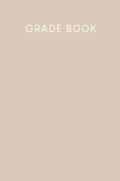 Grade Book: Grade booklet for pupils and students Design: Nude