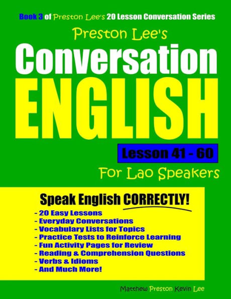 Preston Lee's Conversation English For Lao Speakers Lesson 41 - 60