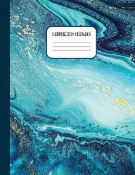 Title: Teal Blue Marble Cover COMPOSITION NOTEBOOK: College Ruled Composition Notebook for Students, Kids & Teens - Wide Lined Ruled Pages (8.5 x 11) Large Journal Diary, Author: Creative School Supplies