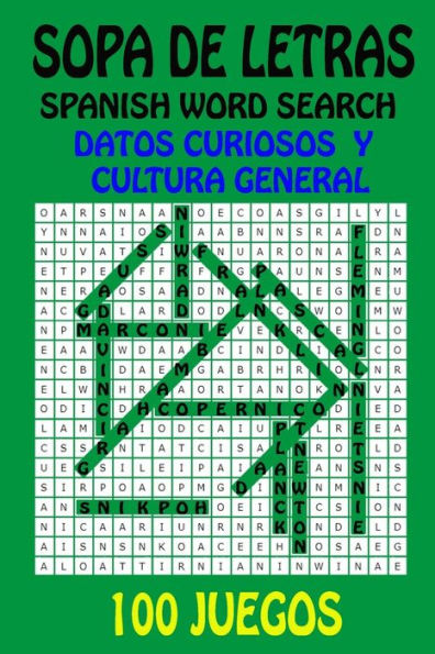 Sopa De Letras Spanish Word Search Datos Curiosos Y Cultura General By Marfein García M 2823
