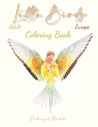 Download Little Birds Europe Adult Coloring Book Bird Coloring Book Pages Birds At Home Coloring Book Beautiful Birds Coloring Book Creative Coloring Book Realxing Coloring Book Age Range 14 100 By Michele Pietrangelo Paperback