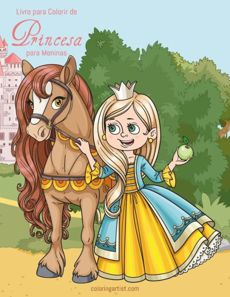 Livro para Colorir de Princesa para Meninas