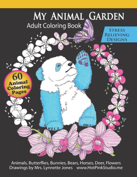 Adult Coloring Books Animals Horses: Stress Relieving Animal