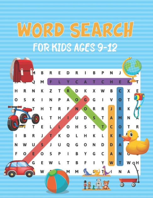 Word Search for Kids Age 9-12: 60 Easy Large Print Word Find Puzzles ...