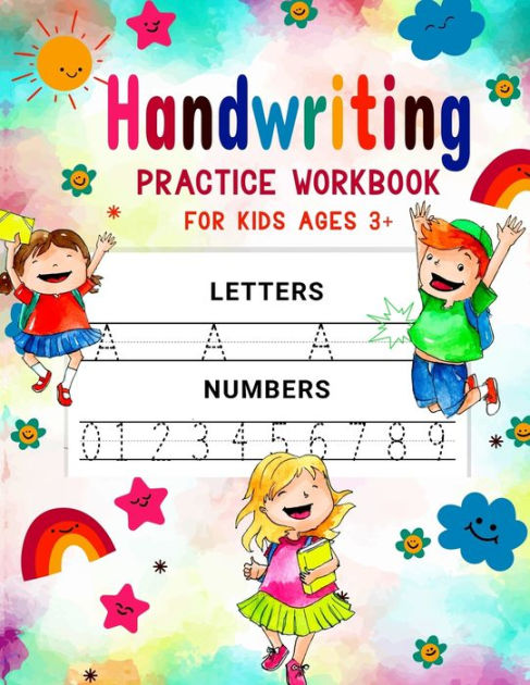 Handwriting Practice Workbook: Alphabet and number Handwriting Practice ...