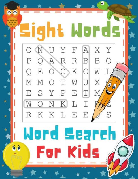 Sight Words Word Search For Kids: High Frequency Words Funny Activity ...