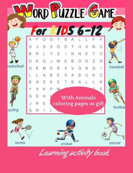 WORD PUZZLE GAME FOR KIDS 6-12: ACTIVITY BOOK