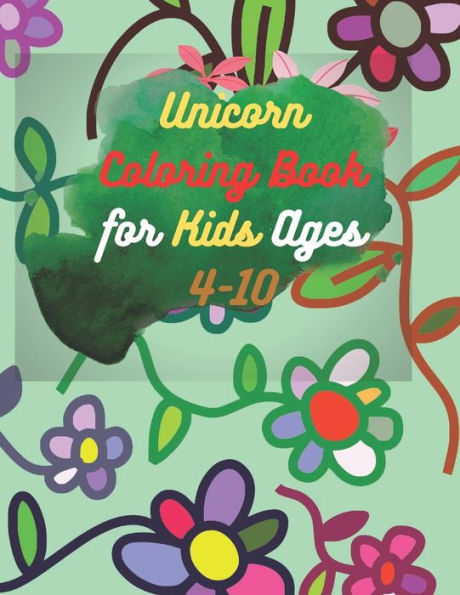 Unicorn Coloring Book for Kids Ages 4-10: 8.5 x 0.2 x 11 inches 33 pages