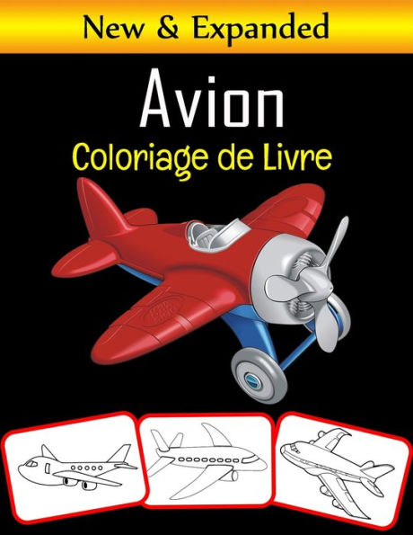 Avion Coloriage de Livre: 50 coloriages d'avion de qualité supérieure