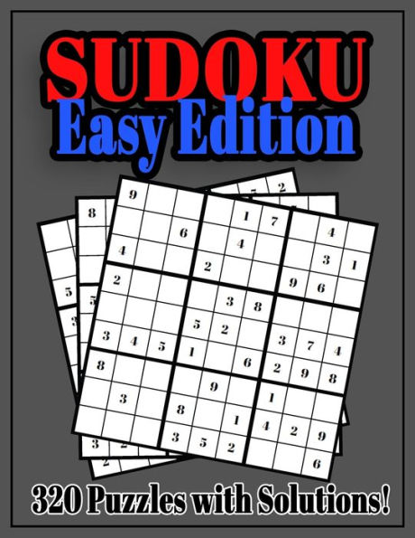 Sudoku Easy Edition: Sudoku puzzle for adults, 320 puzzle, puzzle book, sudoku puzzle for kids, Large book, brain workout, sudoku for beginners