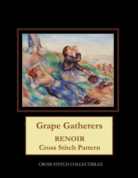 Grape Gatherers: Renoir Cross Stitch Pattern