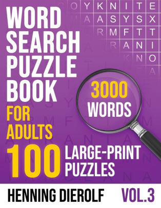 word search book for adults 100 large print english puzzles by henning