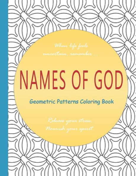 Names of God: Geometric Patterns Coloring Book