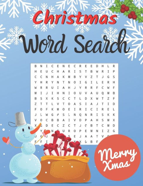 Christmas Word Search: Christmas Themes Word Search For Kids, Teens ...