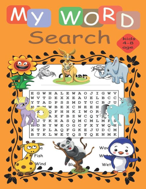 my word search kids 4-8 age: Educational and fun workbook for ...